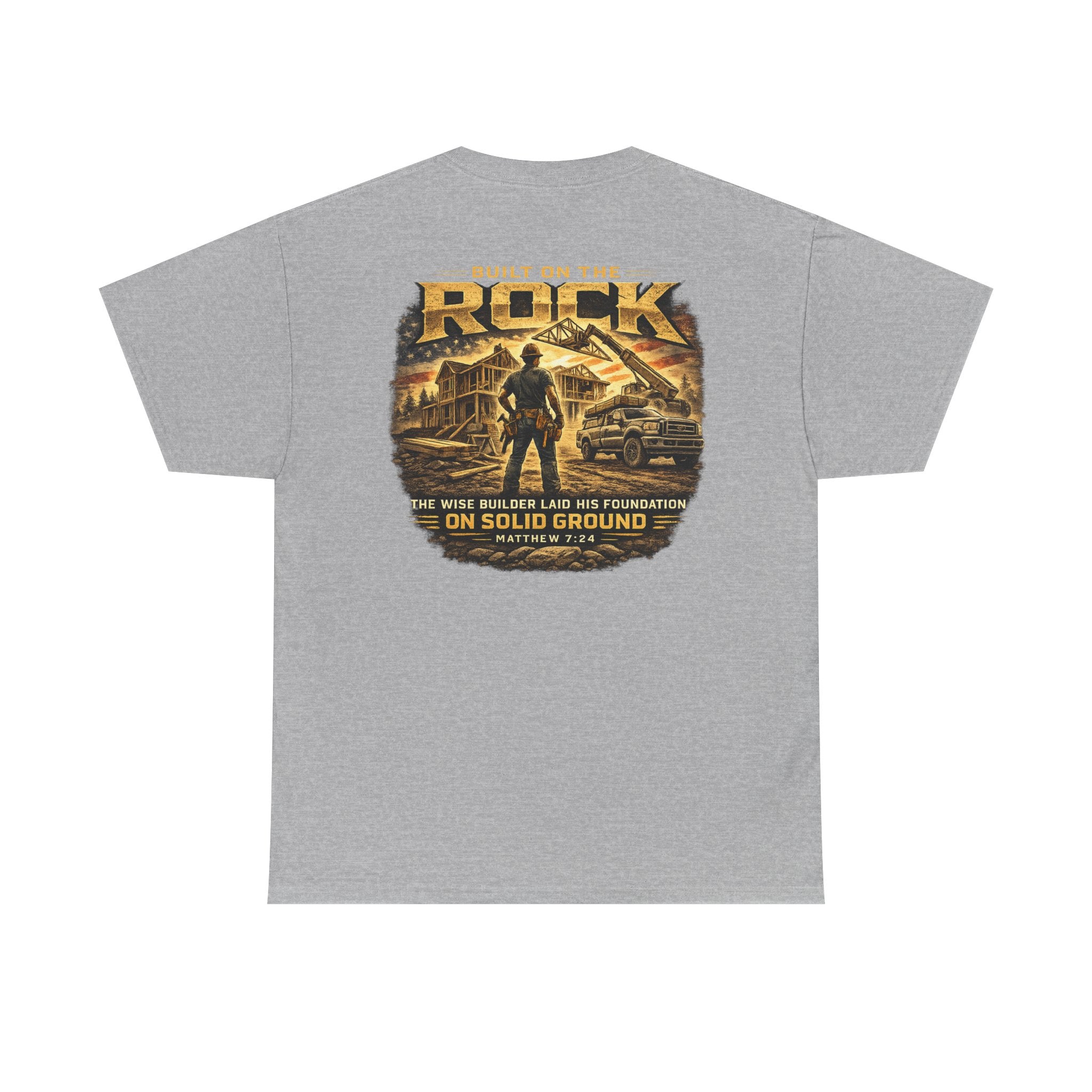 Built on the Rock Construction T-Shirt