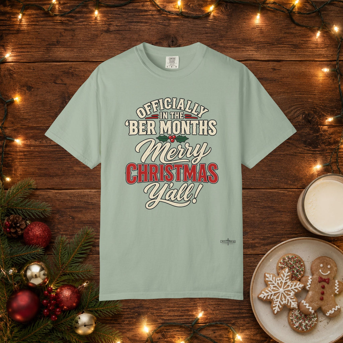 'Ber Months Merry Christmas Comfort Colors T Shirt