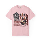 Raising Patriots & Chickens T-Shirt — Rustic American Chicken Tee