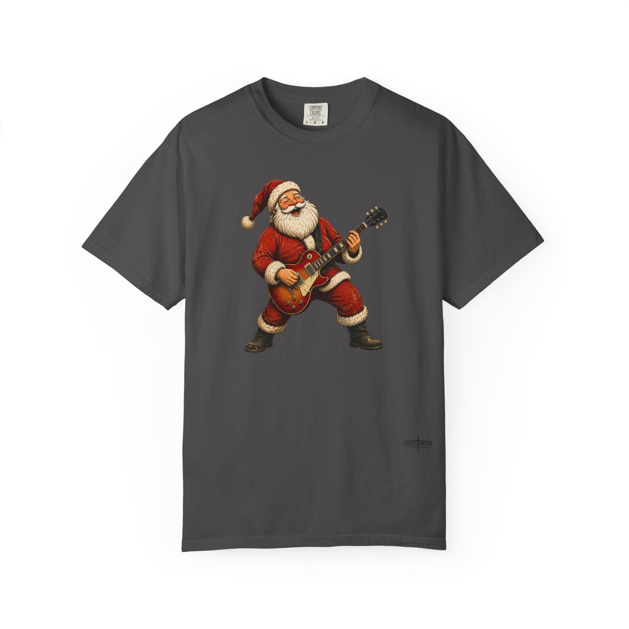 Santa LP-Style Guitar Comfort Colors Shirt