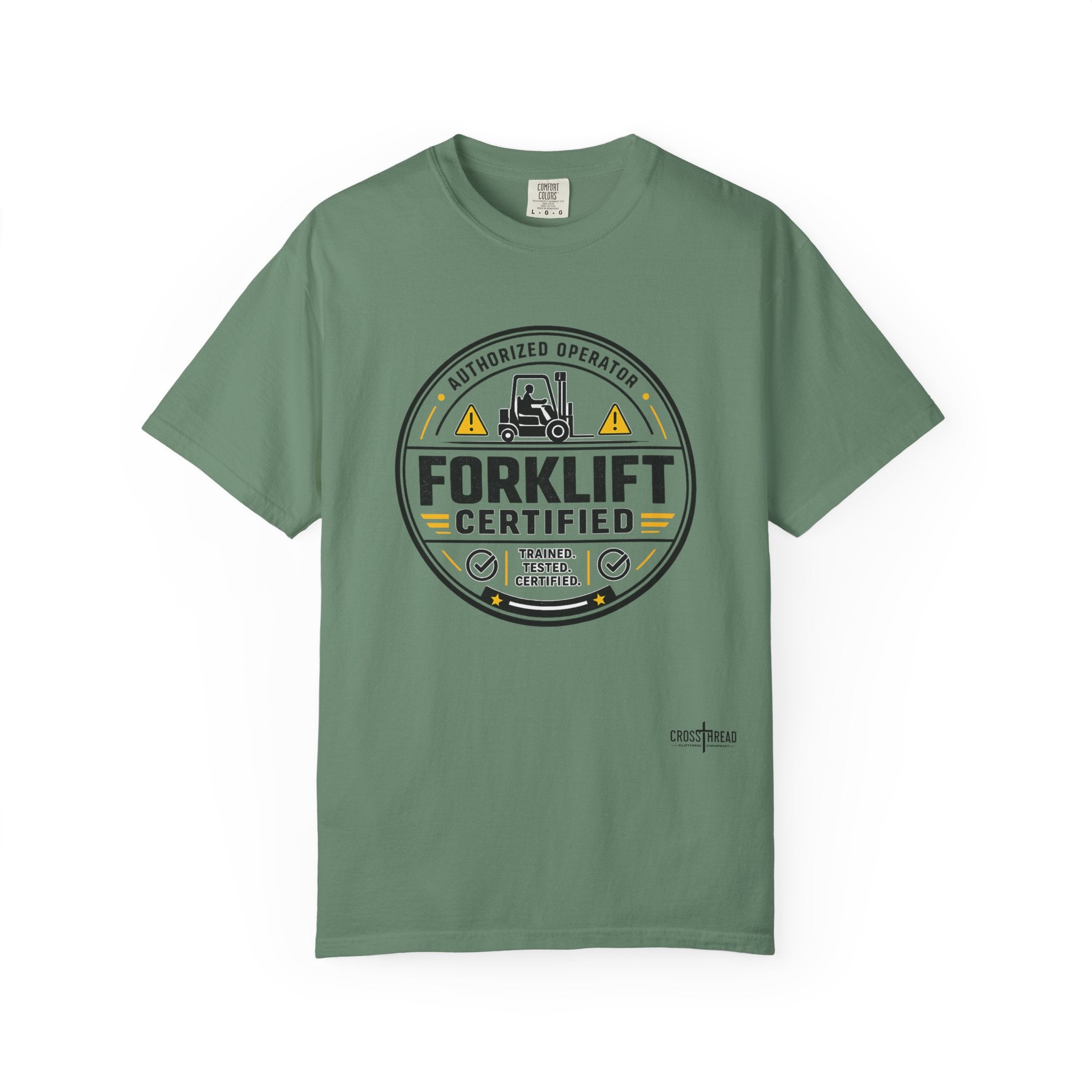 Forklift Certified T-Shirt — Vintage Industrial Graphic Tee