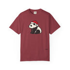Panda Santa Hat Comfort Colors T-Shirt