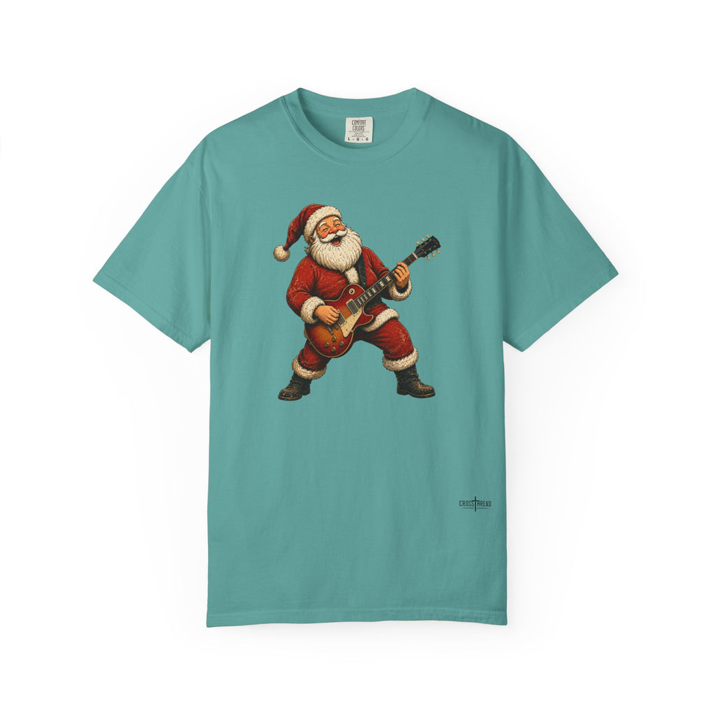 Santa LP-Style Guitar Comfort Colors Shirt