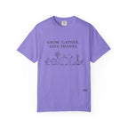 Grow. Gather. Give Thanks. T-Shirt — Garden Harvest Graphic Tee