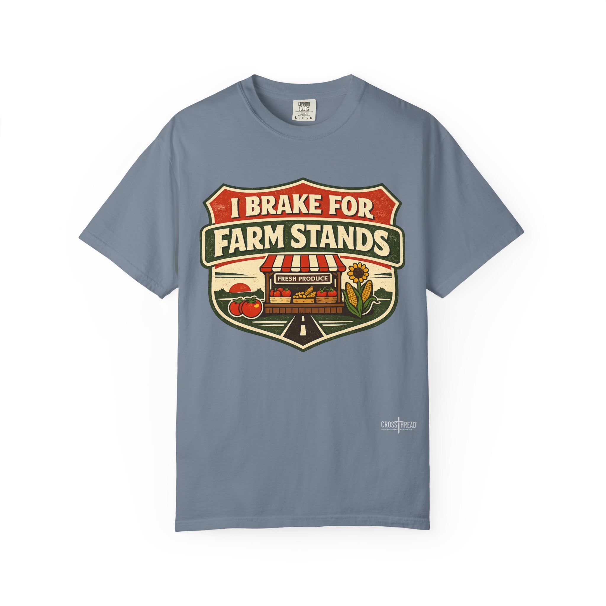 “I Brake for Farm Stands” Vintage Farm Market Tee