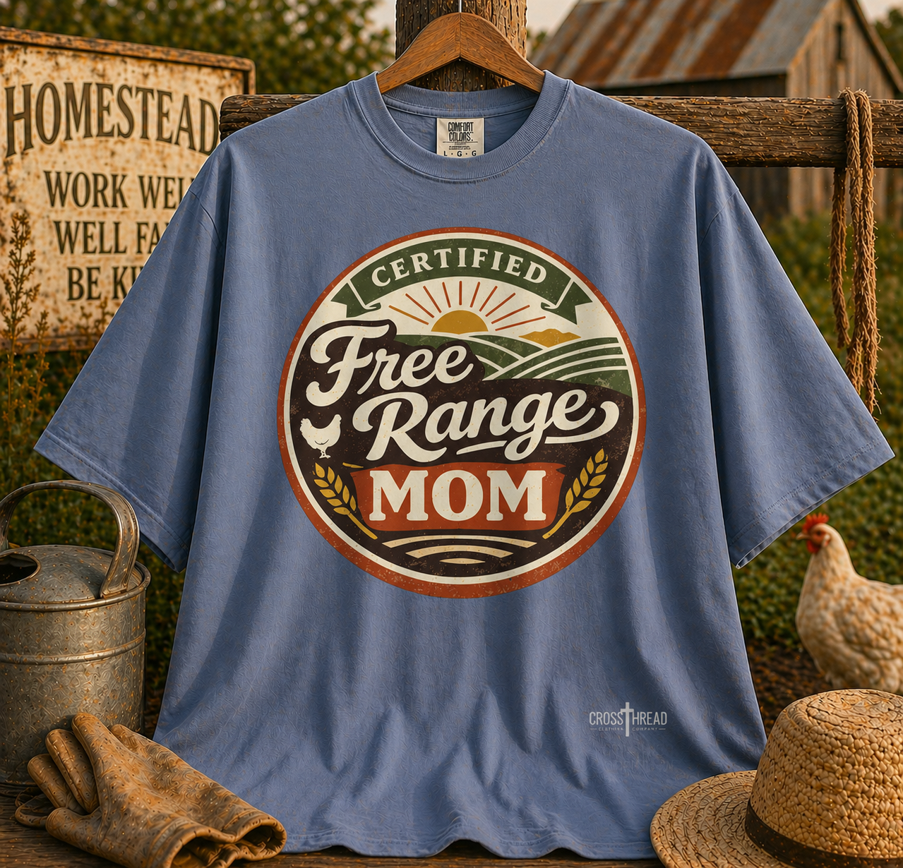 Certified Free Range Mom Graphic Tee