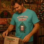 Christmas Playlist Graphic T-Shirt — "How Many Hours Is Your Christmas Playlist?"