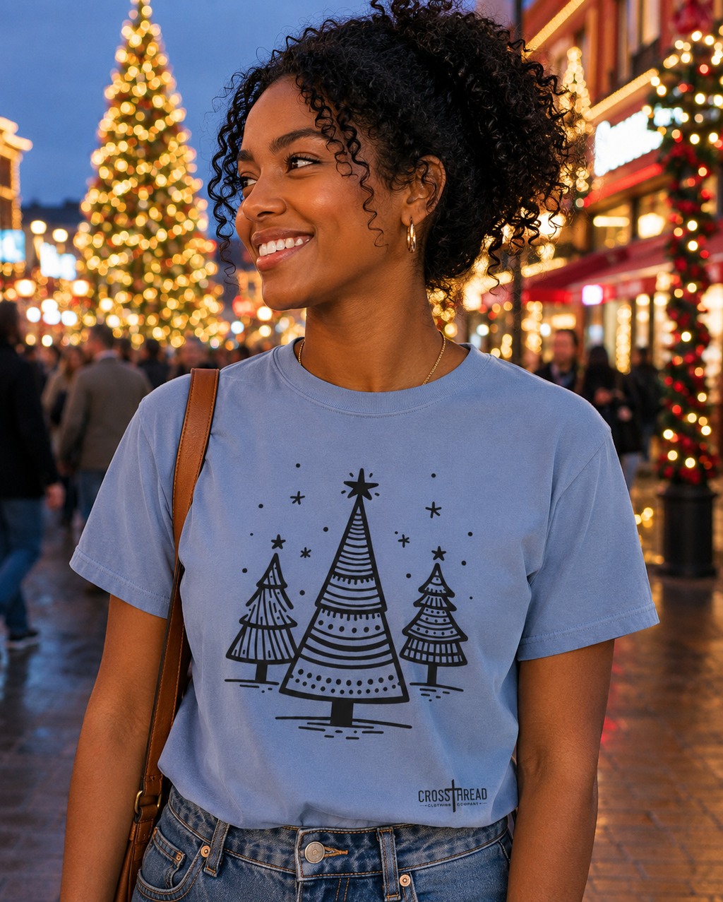 Trio of Christmas Trees T-shirt