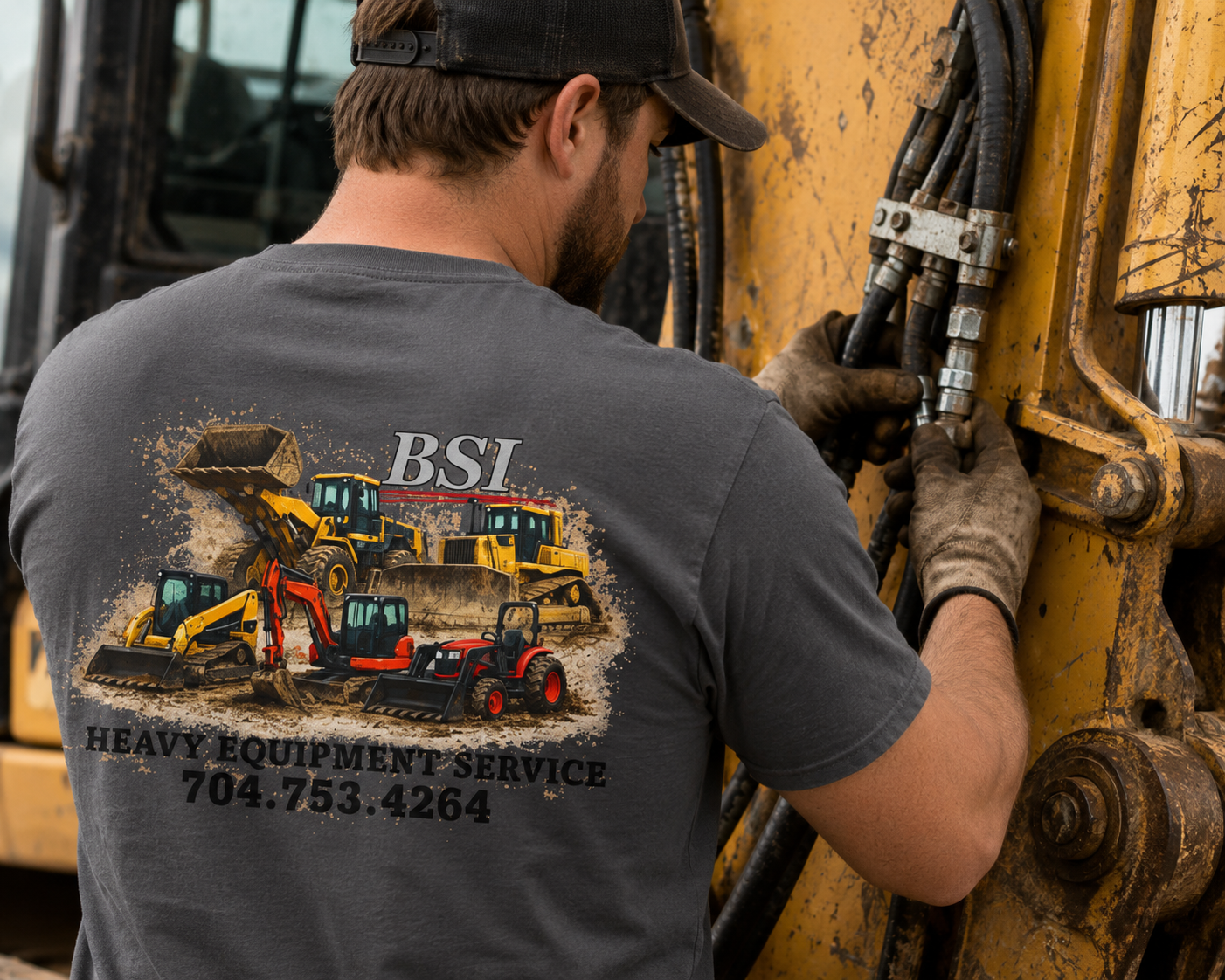BSI Heavy Equipment T Shirt