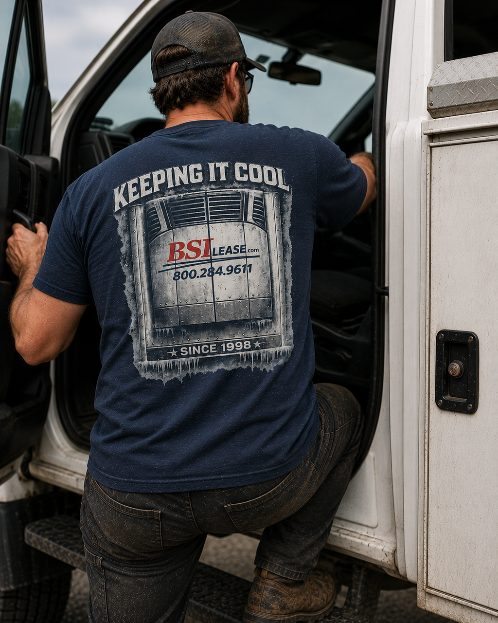 Keeping It Cool — BSI Lease Logo Shirt