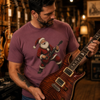 Santa PRS-Style Guitar Comfort Colors Shirt