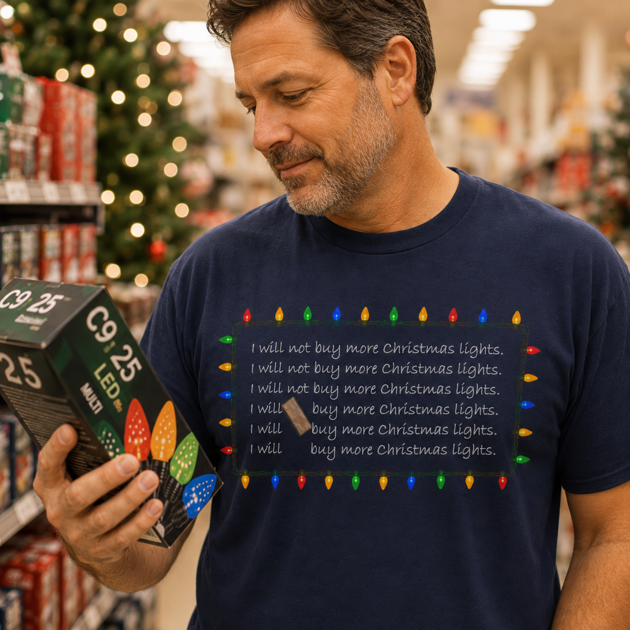 I Will Buy Christmas Lights Comfort Colors Shirt