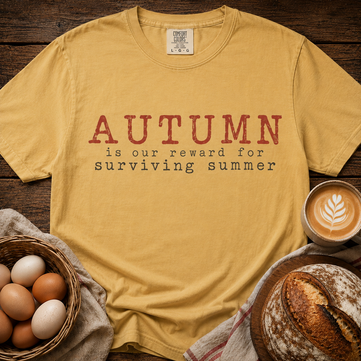 Autumn Reward Comfort Colors Shirt
