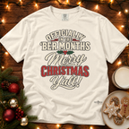 'Ber Months Merry Christmas Comfort Colors T Shirt