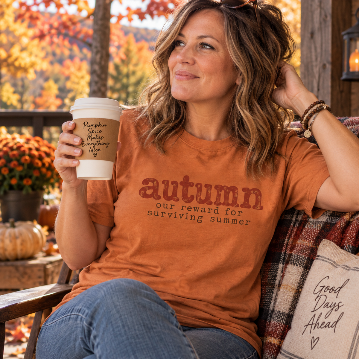 Autumn Reward Comfort Colors Shirt