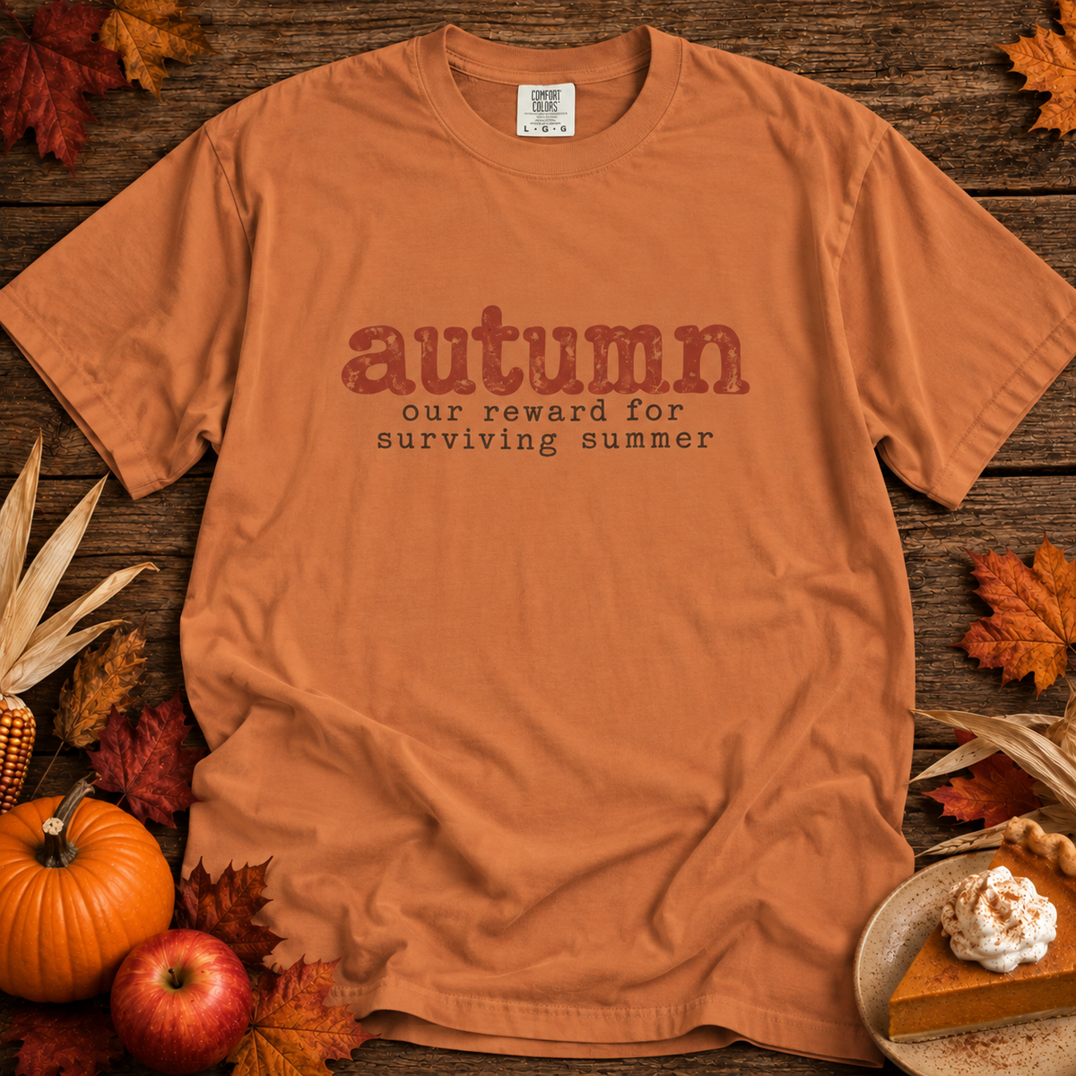Autumn Reward Comfort Colors Shirt