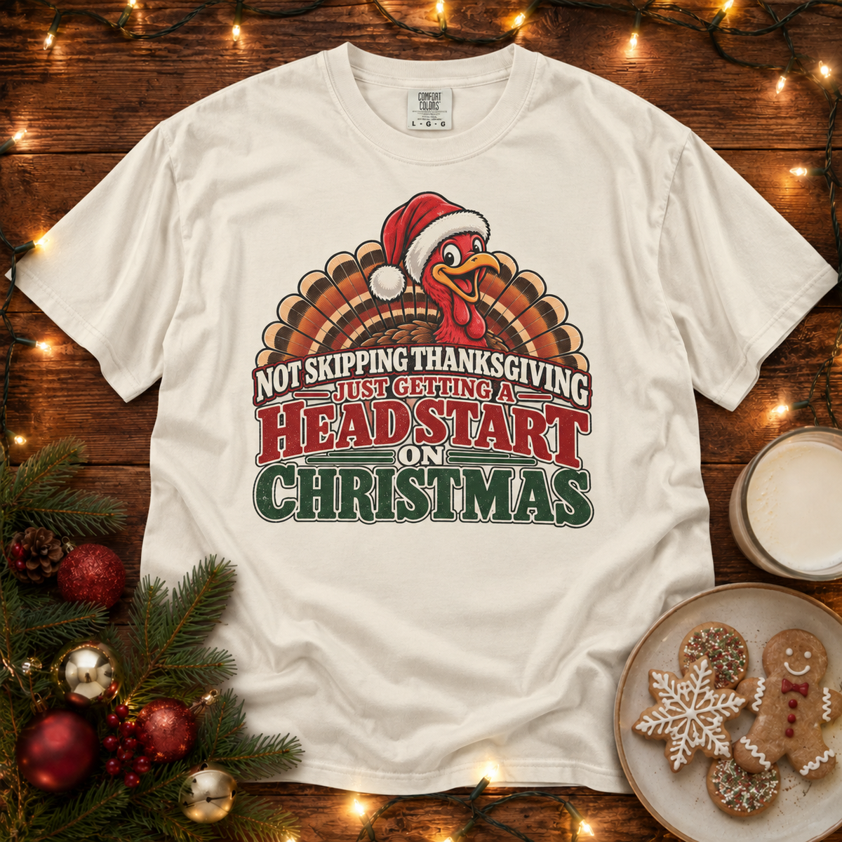 Jumpstart on Christmas Comfort Colors T Shirt