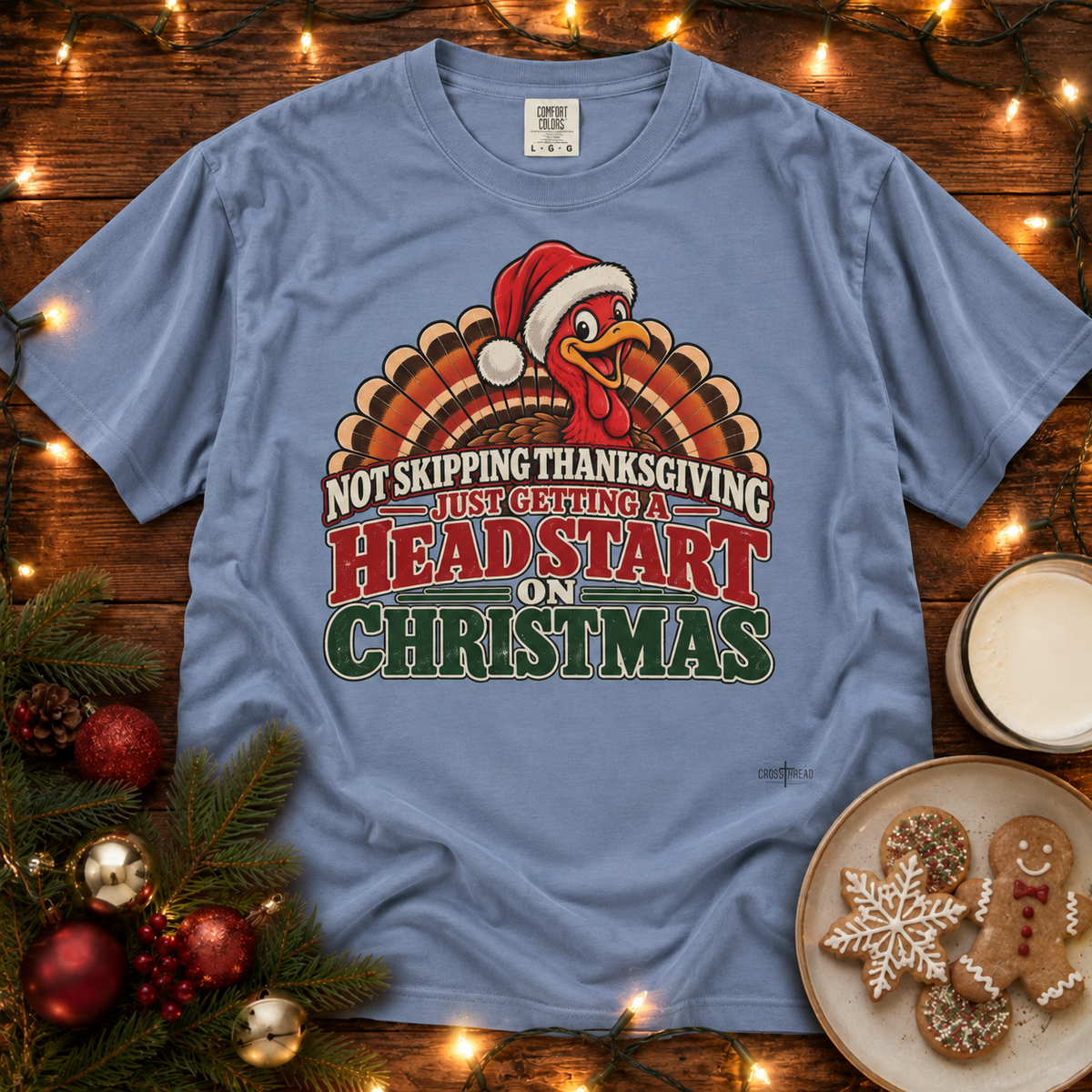 Jumpstart on Christmas Comfort Colors T Shirt