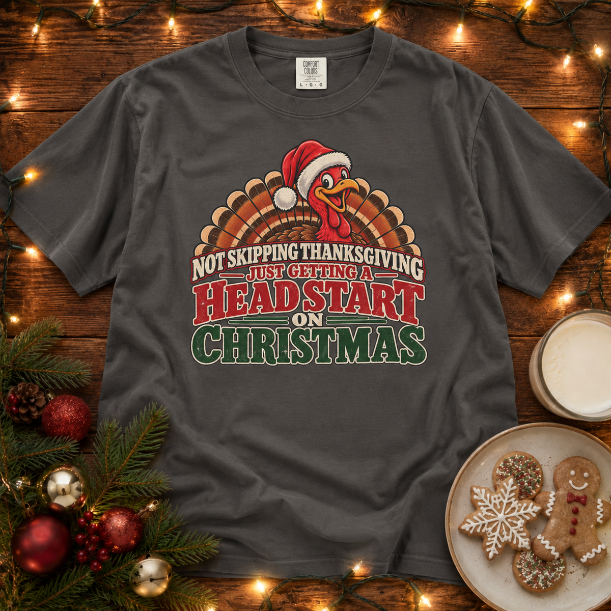 Jumpstart on Christmas Comfort Colors T Shirt
