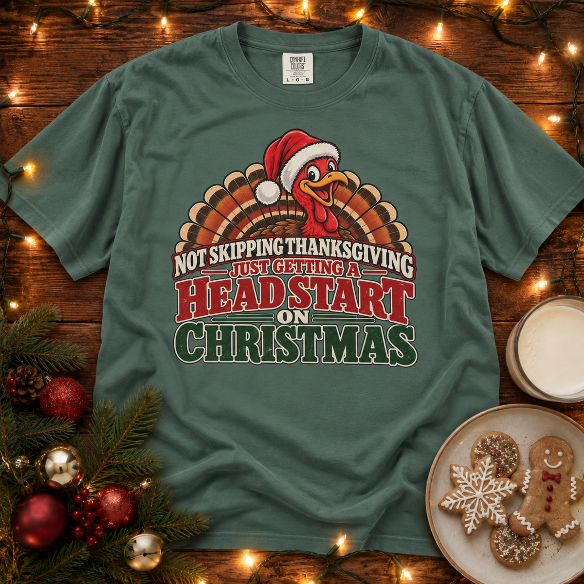 Jumpstart on Christmas Comfort Colors T Shirt