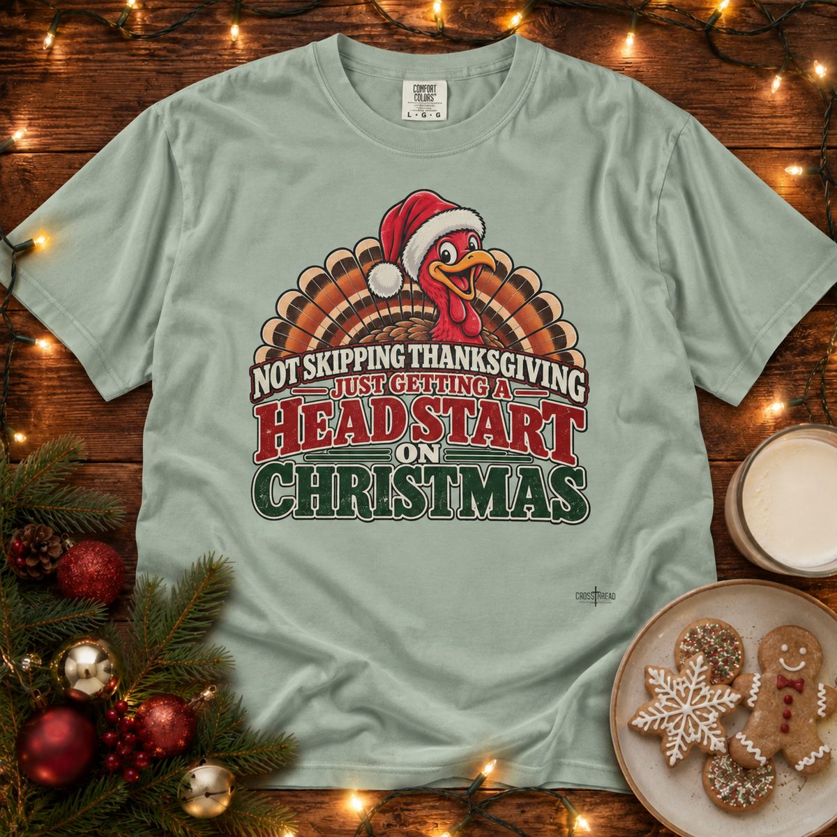 Jumpstart on Christmas Comfort Colors T Shirt
