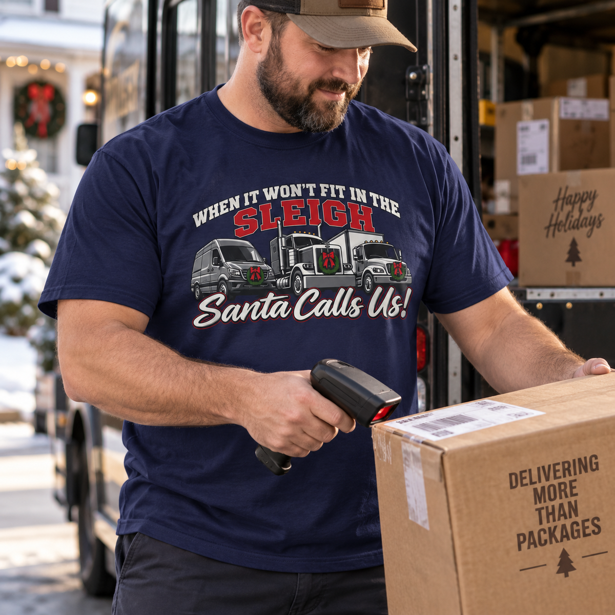 Santa Calls Us! Comfort Colors T Shirt