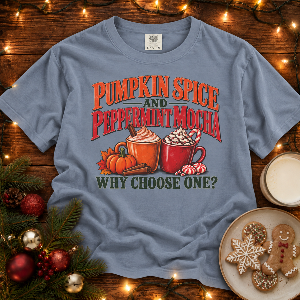 PSL and Peppermint Mocha Comfort Colors T-Shirt