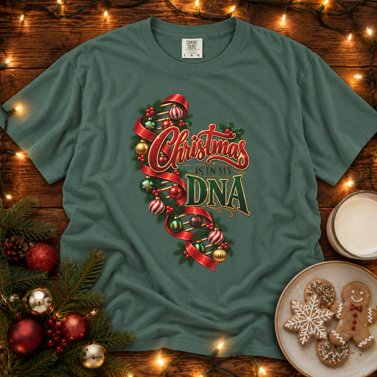 Christmas DNA Comfort Colors T-Shirt