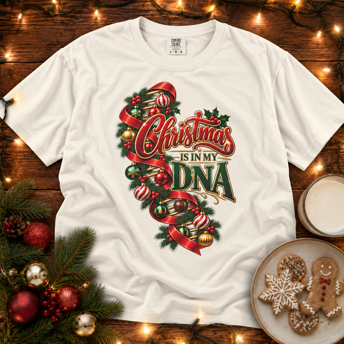 Christmas DNA Comfort Colors T-Shirt