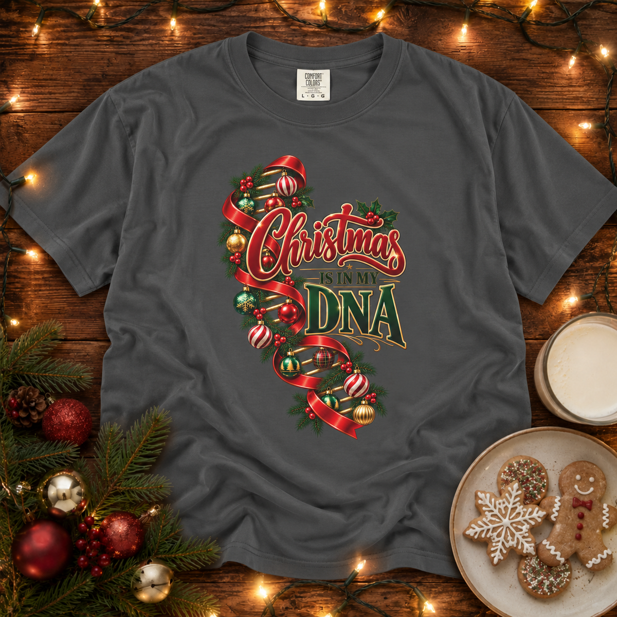 Christmas DNA Comfort Colors T-Shirt
