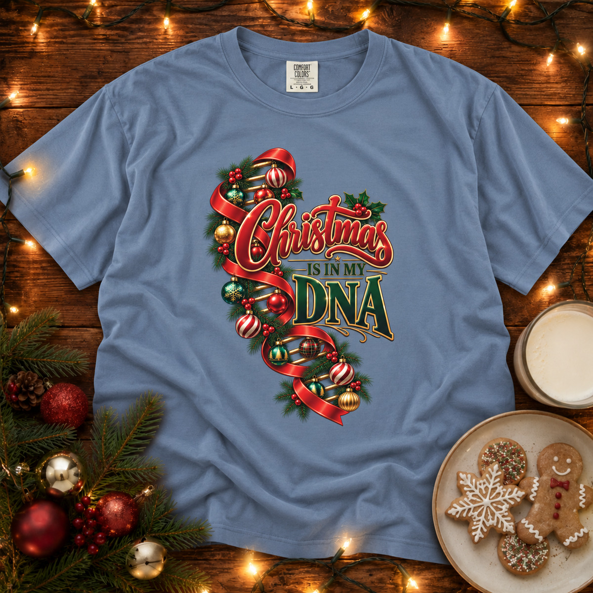 Christmas DNA Comfort Colors T-Shirt