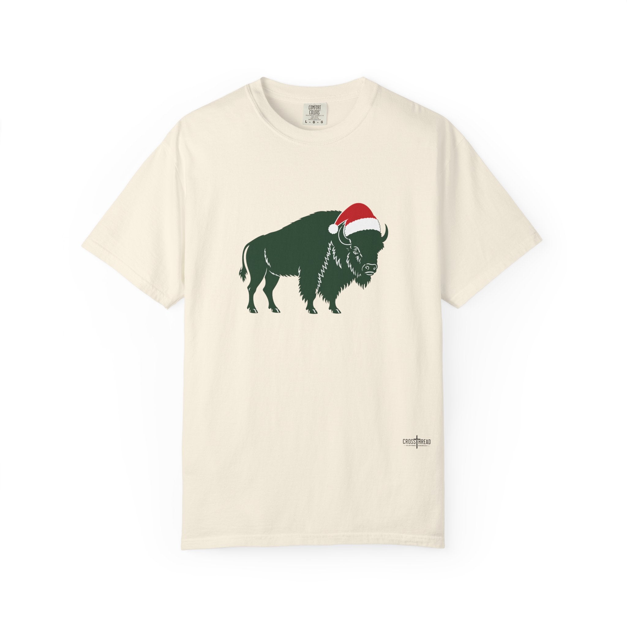 Buffalo Santa Hat Comfort Colors T-Shirt