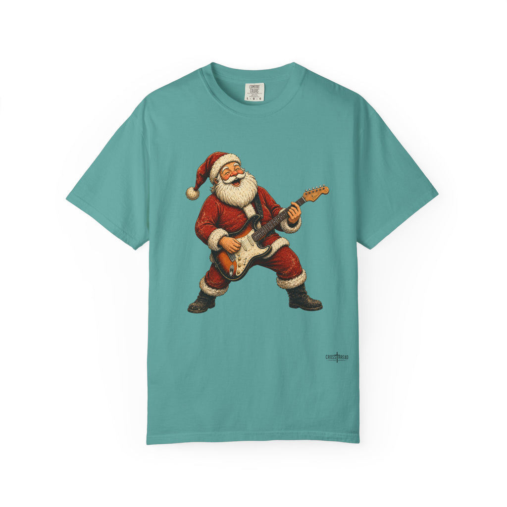 Santa S-Style Guitar Comfort Colors Shirt