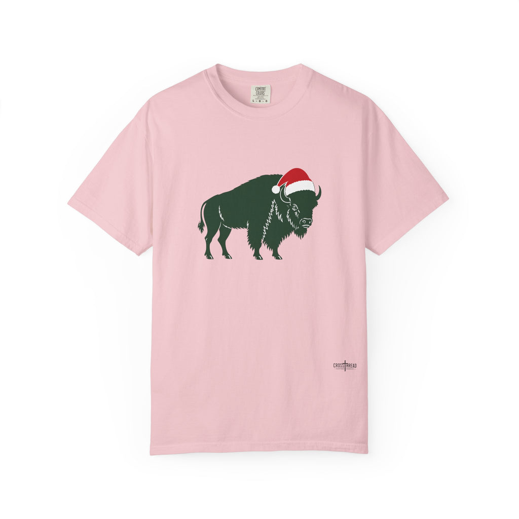 Buffalo Santa Hat Comfort Colors T-Shirt