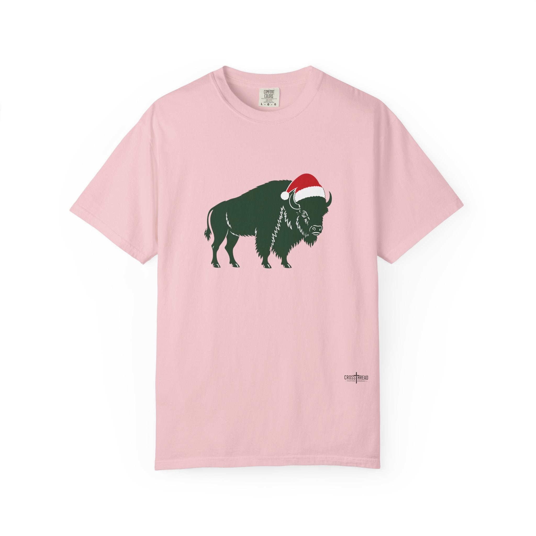 Buffalo Santa Hat Comfort Colors T-Shirt