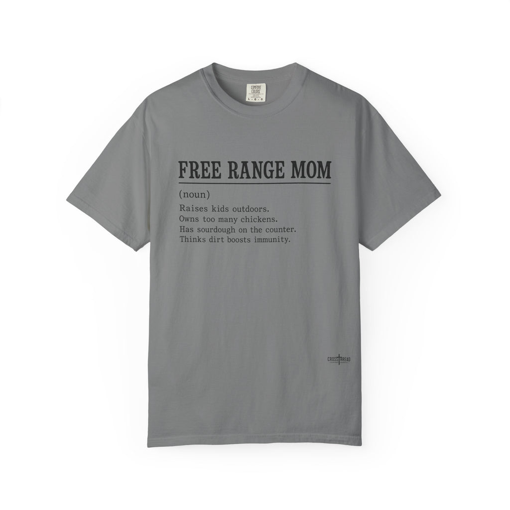 Free Range Mom Definition Tee