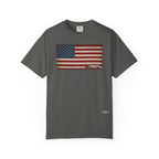 American Flag Big Rig Trucker T-Shirt — Patriotic Semi Truck Tee