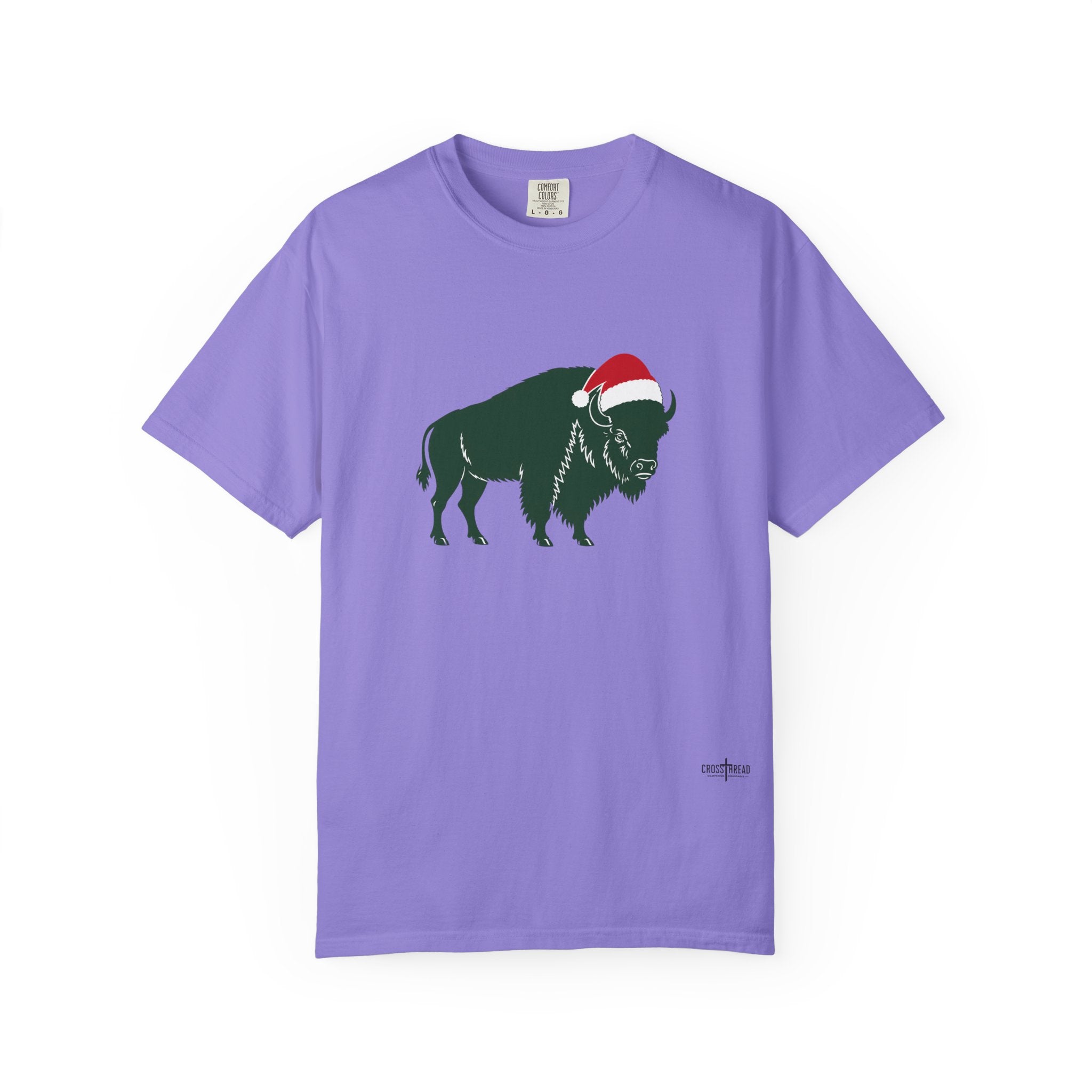 Buffalo Santa Hat Comfort Colors T-Shirt