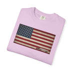 American Flag Big Rig Trucker T-Shirt — Patriotic Semi Truck Tee