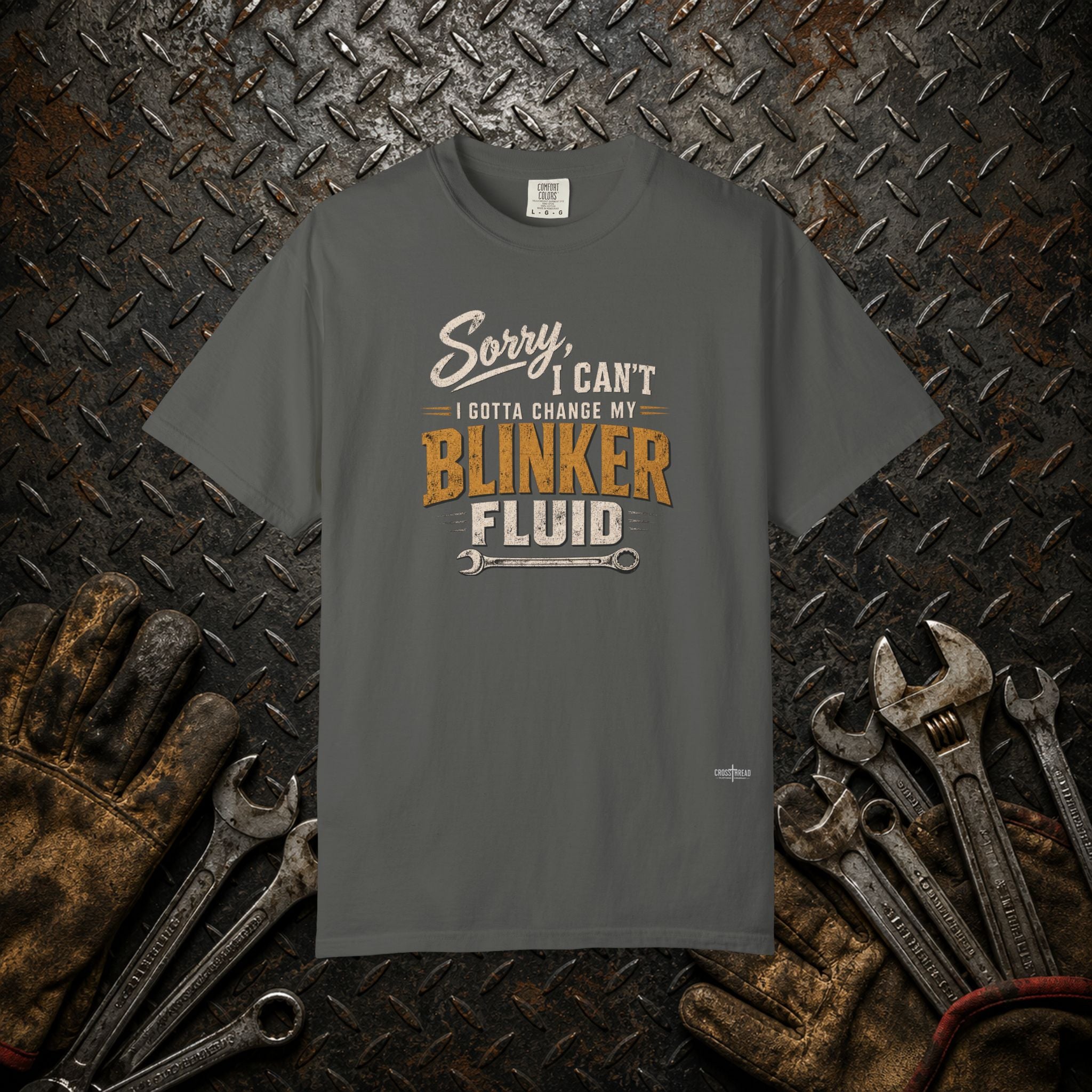 "Change My Blinker Fluid" Mechanic Tee