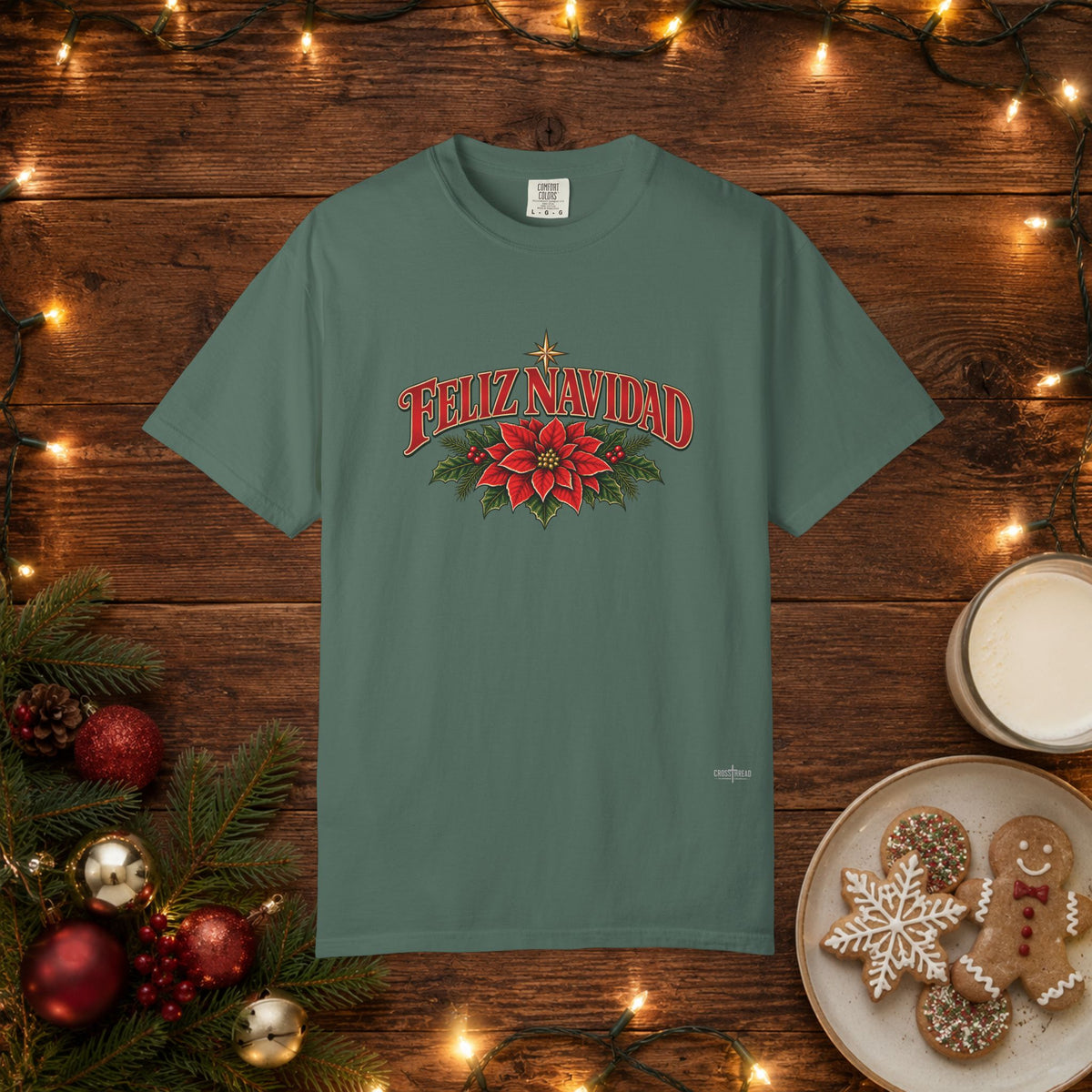 Feliz Navidad Comfort Colors T-Shirt