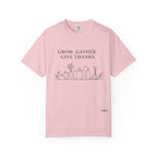 Grow. Gather. Give Thanks. T-Shirt — Garden Harvest Graphic Tee