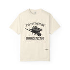I'd Rather Be Gardening T-Shirt — Wheelbarrow Garden Shirt for Plant Lovers