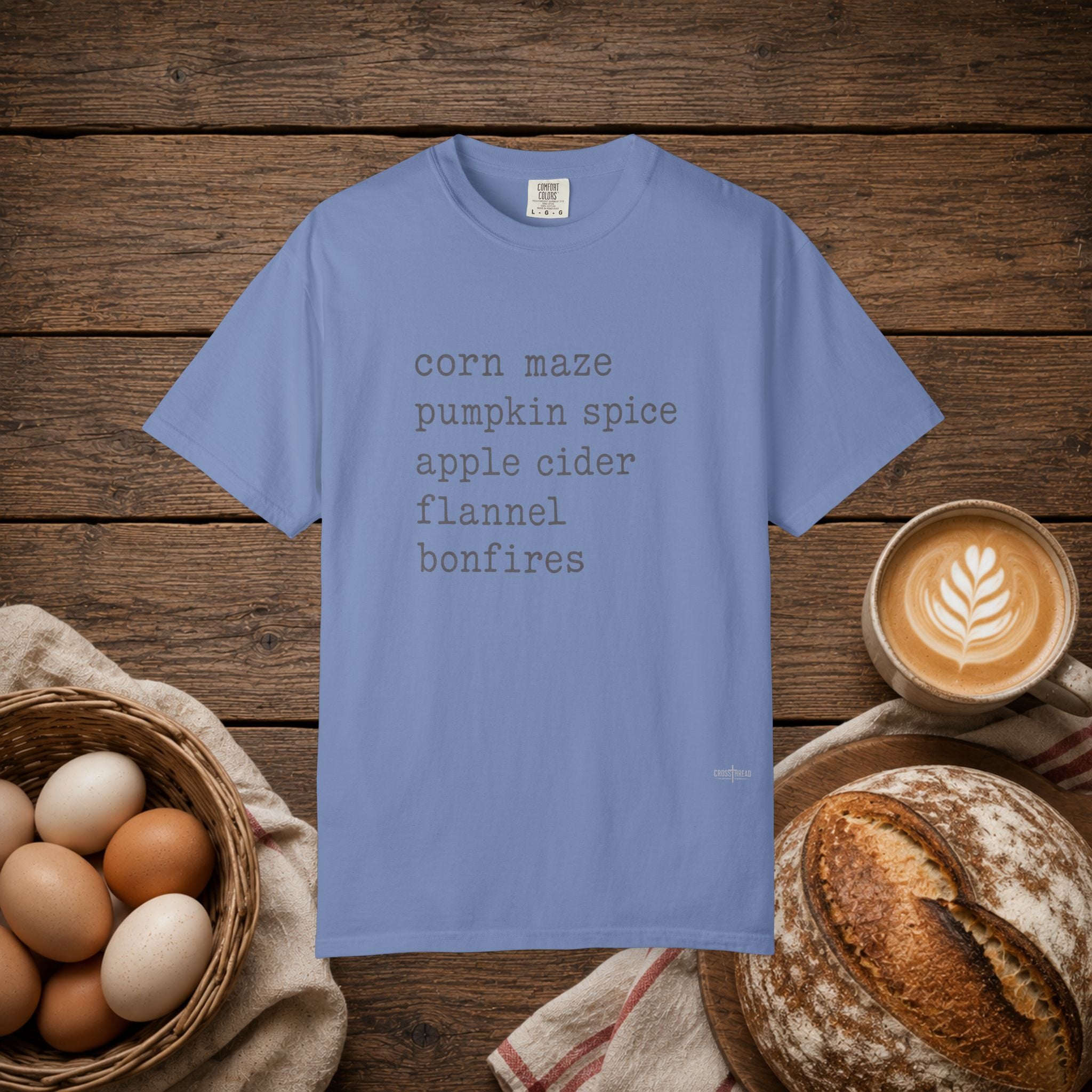 Fall List Comfort Colors Shirt