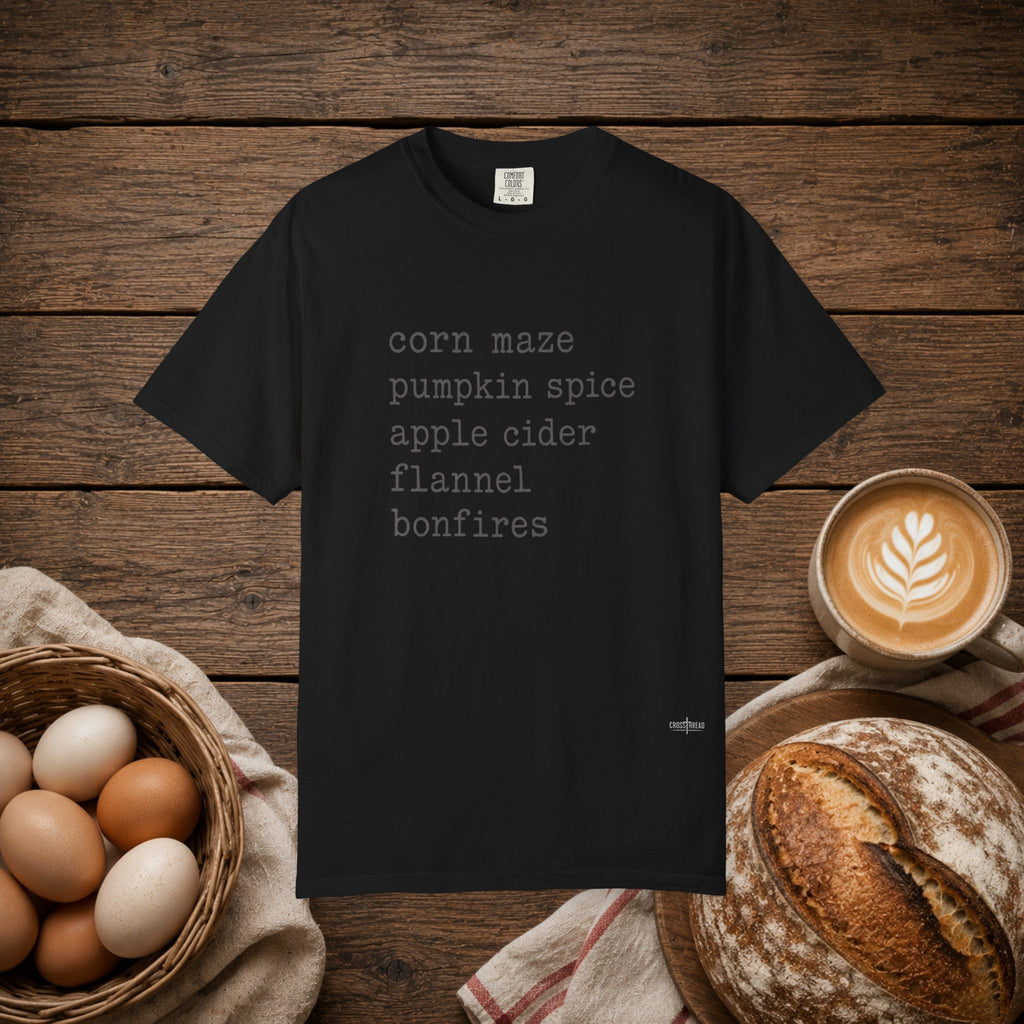Fall List Comfort Colors Shirt