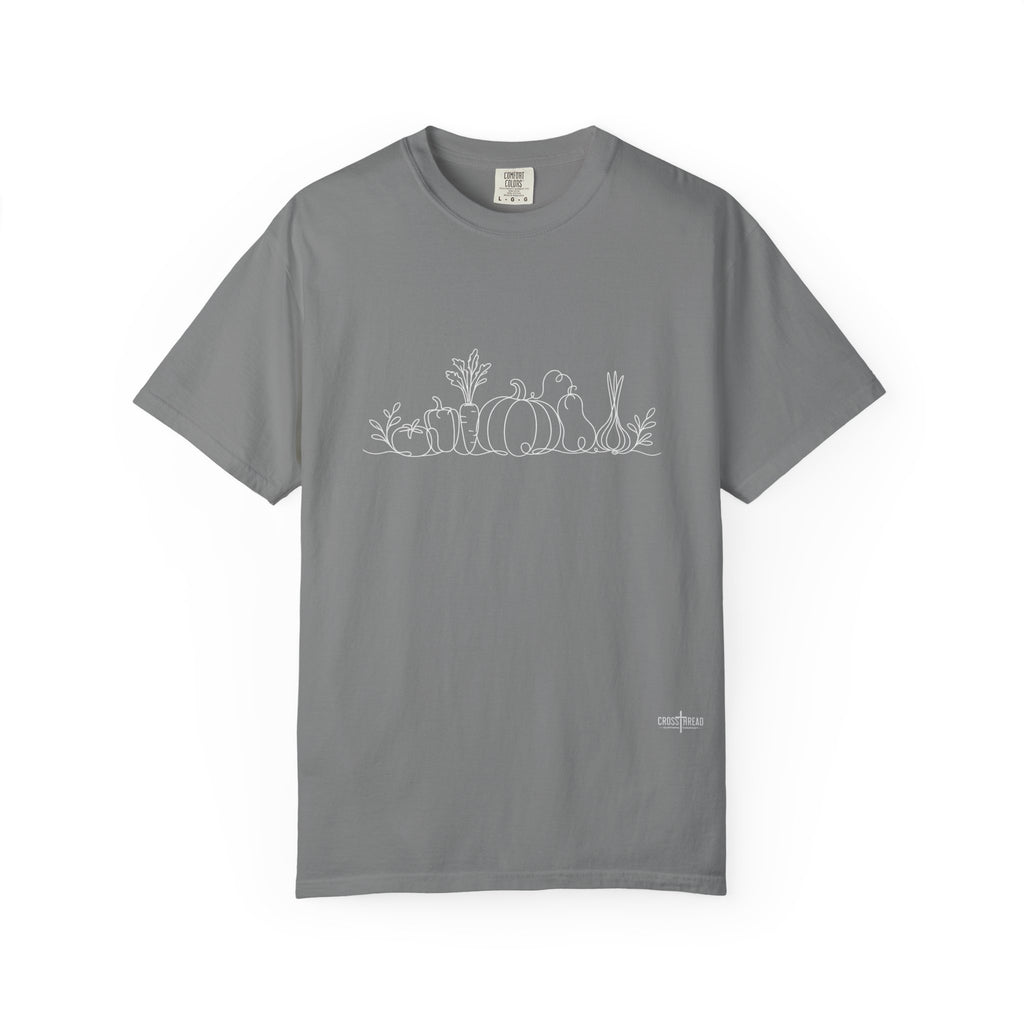 Garden Veggie Line Art T-Shirt
