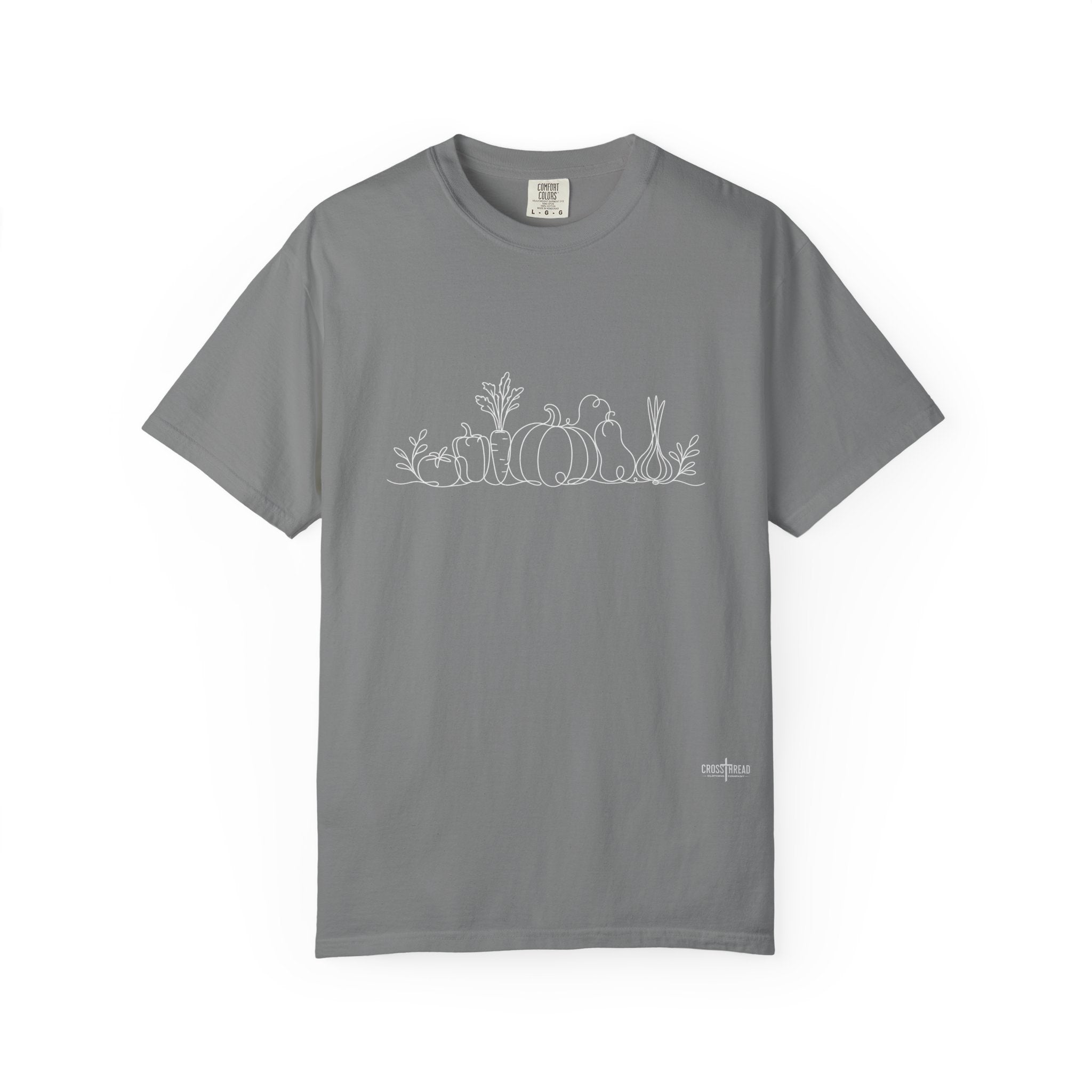 Garden Veggie Line Art T-Shirt