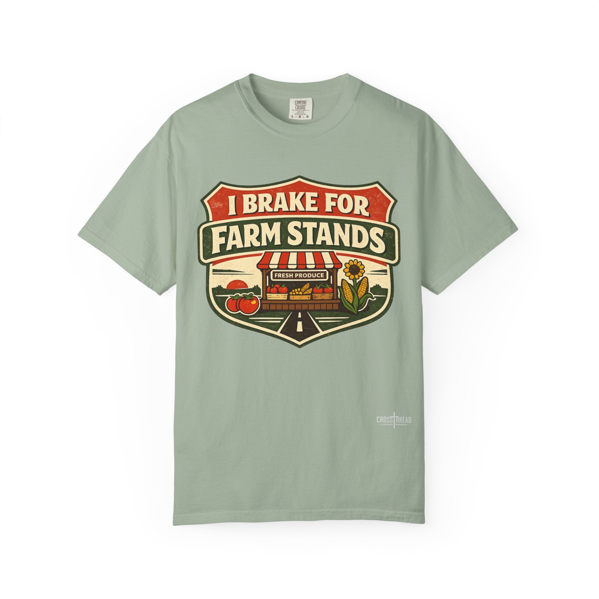 “I Brake for Farm Stands” Vintage Farm Market Tee