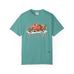 Christmas on the Farm Red Truck Comfort Colors Shirt