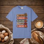 Fall Checklist Comfort Colors Shirt